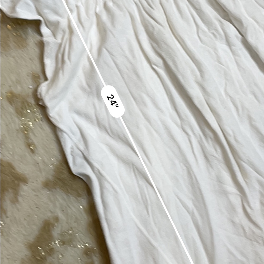 Free people coconut ruffled white top - Picture 7 of 7